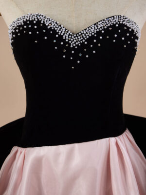 black and pink evening dress (2)