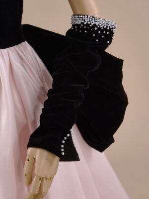 black and pink evening dress (4)