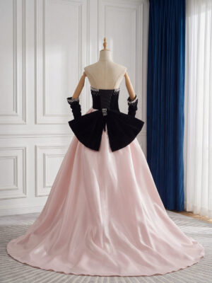 black and pink evening dress (8)