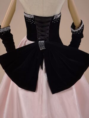 black and pink evening dress (9)